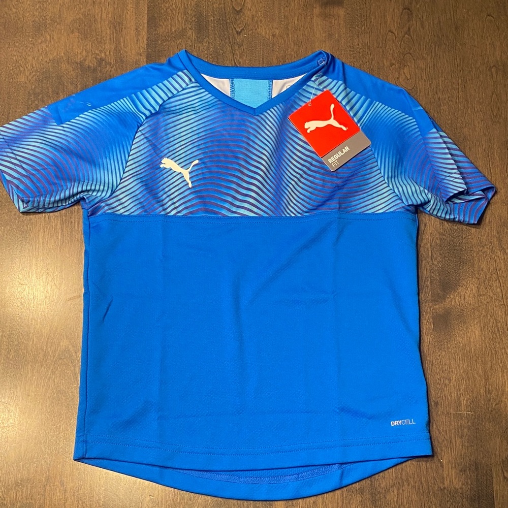 Puma Kids Vivid Blue Wave Tee